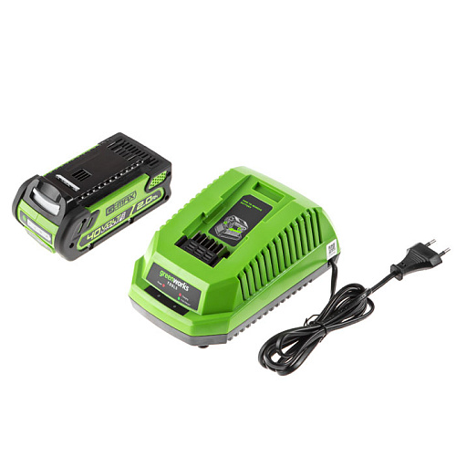 Аккумуляторный триммер Greenworks 40V G40LTK4 4.0Ah x1 2101507UB