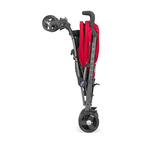 Коляска-трость Chicco Lite Way Top 2 stroller цвет Red (с бампером) 