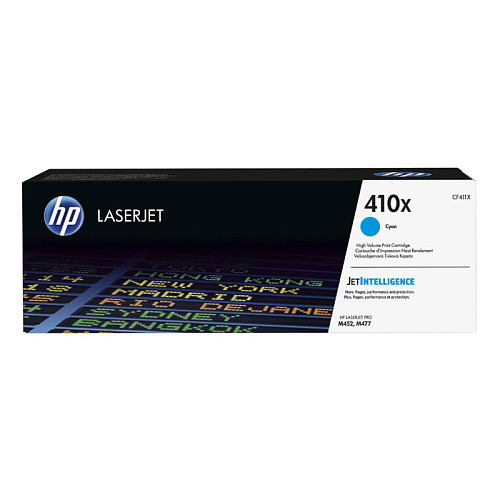 Картридж HP CF411X №410A Cyan для CLJ M377dw/M452dn/M452nw/M477fdn/M477fdw/M477fnw (5000стр)