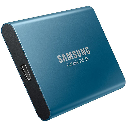 Внешний SSD-накопитель 500Gb Samsung T5 MU-PA500B/WW (SSD) USB 3.1 Синий УЦЕНКА