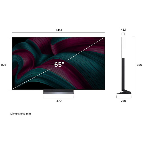 Телевизор 65" LG OLED65C5RLA.ARUG 2025