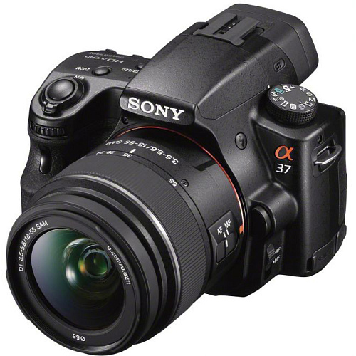 Зеркальная фотокамера Sony Alpha SLT-A37K kit  16,1Mp 18-55mm  black
