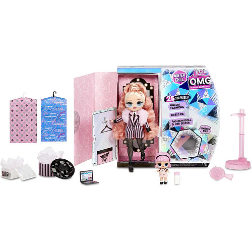 Кукла - сюрприз L.O.L. MGA Original OMG Winter Chill Big Wig and Madame Queen 570264