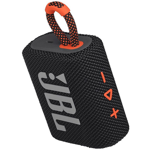 Портативная bluetooth-колонка JBL Go 3 Black/Orange