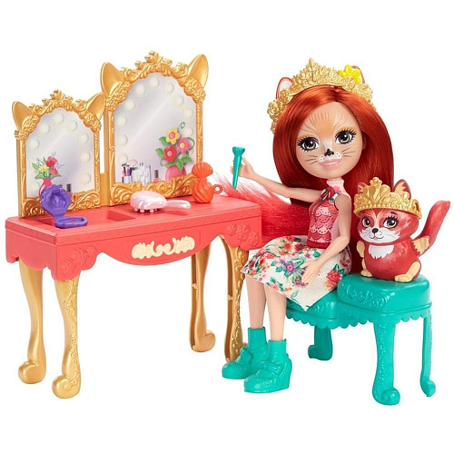 Enchantimals Mattel Сюжетный игровой набор GJX35/GYJ05 Туалетный столик
