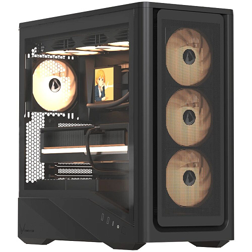 Корпус ATX Miditower Formula Air Power G9 Duo PA Black