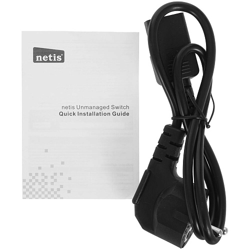 Коммутатор Netis P106GC (L2) 5x1Гбит/с 1SFP 4PoE+55W неуправляемый
