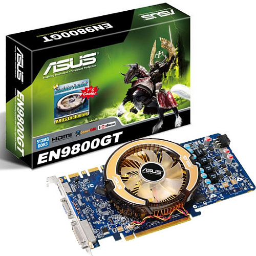 Видеокарта ASUS 512Mb EN9800GT/DI/512M