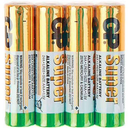 Батарейки GP 24A-2CR4 Super Alkaline AAA 4шт