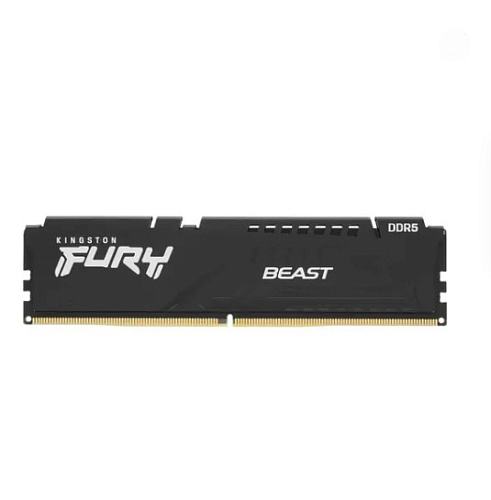 Модуль памяти DIMM 8Gb DDR5 PC38400 4800MHz Kingston Fury Beast Black (KF548C38BB-8)