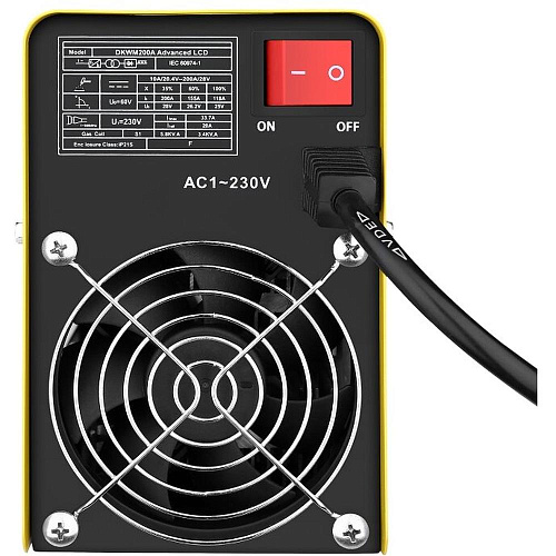 Сварочный инвертор Deko DKWM200A LCD Advanced  (051-4676)