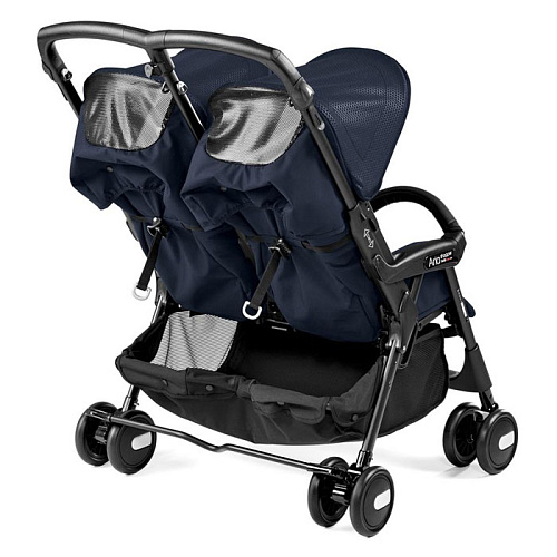 Коляска для двойни Peg-Perego Aria Shopper Twin Classico Mod Navy