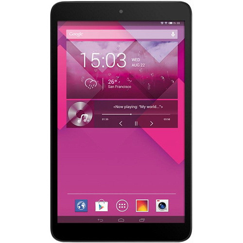 Планшет Alcatel P320X Pop 8 1.3ГГц/1Гб/4Гб/8" 1280*800 IPS/WIFI/Bluetotth/GPS/3G/Android 4.2, Full Black
