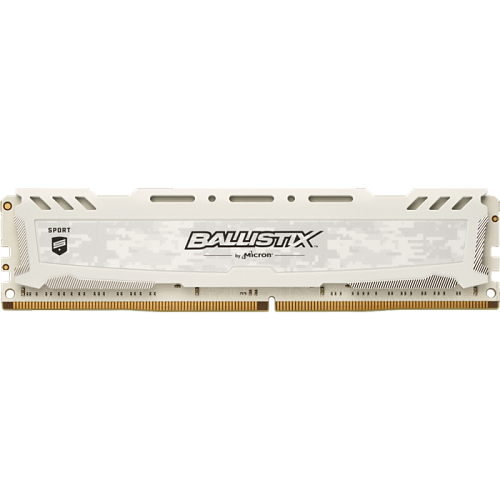Модуль памяти DIMM 16Gb DDR4 PC24000 3000MHz Crucial Ballistix Sport LT White (BLS16G4D30AESC)