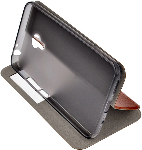 Чехол для Meizu M2 Note SkinBox Lux AW, коричневый 