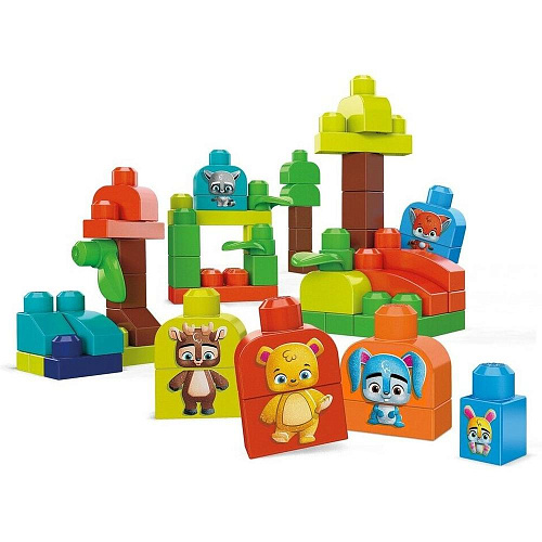 Mattel Mega Bloks ЭКО игровой набор Лесные Друзья GMB63