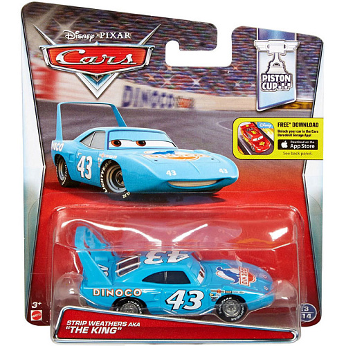 Mattel Cars W1938 Базовая машинка Кинг