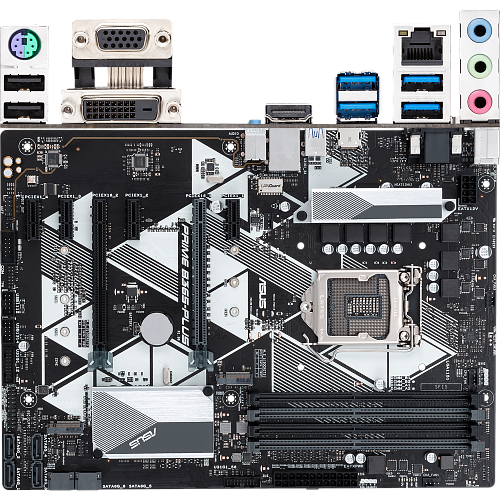 Материнская плата ASUS Prime B365-Plus B365 Socket-1151v2 4xDDR4, 6xSATA3, 2xM.2, 2xPCI-E16x, 4xUSB3.1, D-Sub, DVI-D, HDMI, Glan, ATX