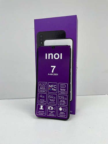 Смартфон Inoi 7 2021 4/64Gb Black УЦЕНКА