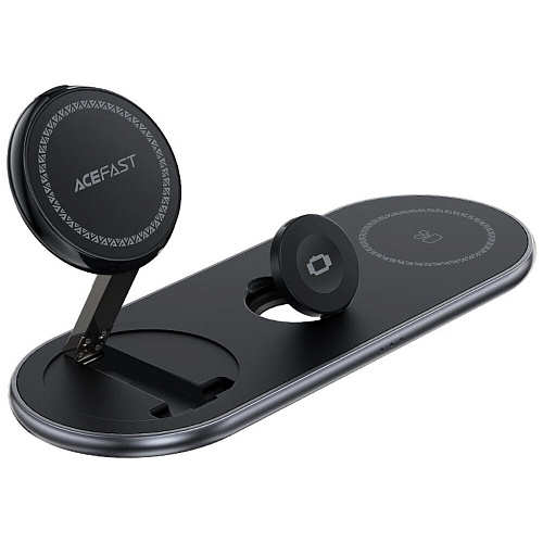 Беспроводная зарядная панель 3 в 1 Для IPhone, Apple Watch, Airpods Acefast E19 22.5W Black