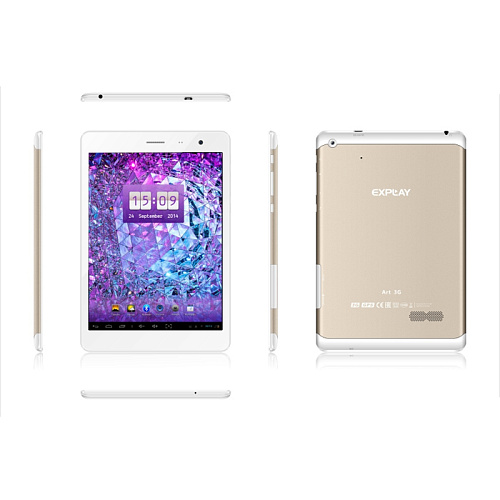 Планшет Explay Art 3G 1,2Ггц/1Гб/16Гб/7.85" 1024*768/WIFI/3G/GPS/Bluetooth/Android 4.2 белый