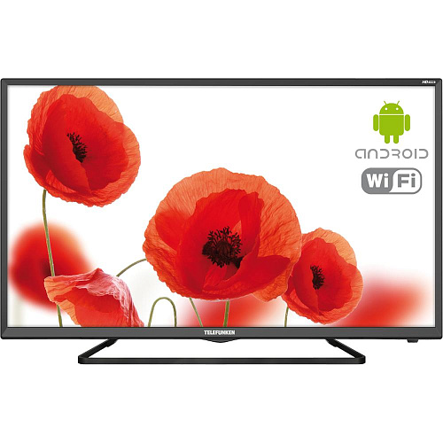 Телевизор 32" Telefunken TF-LED32S52T2S (HD 1366x768, Smart TV) черный