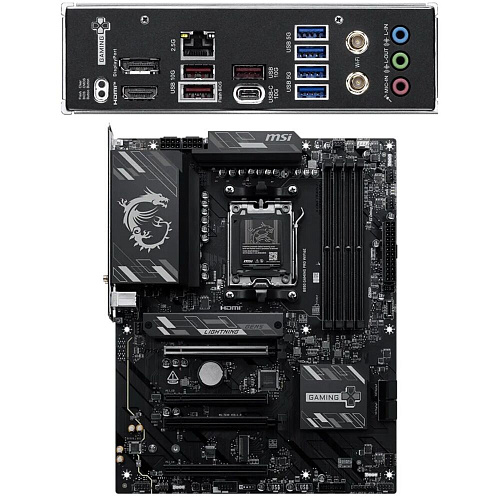 Материнская плата MSI B850 Gaming Pro WiFi6E Socket-AM5 AMD B850 4xDDR5, 4xSATA3, RAID, 2xM.2, 4xPCI-E16x, 7xUSB3.2, 1xUSB3.2 Type C, DP, HDMI, WiFi, 2.5Glan, ATX Ret