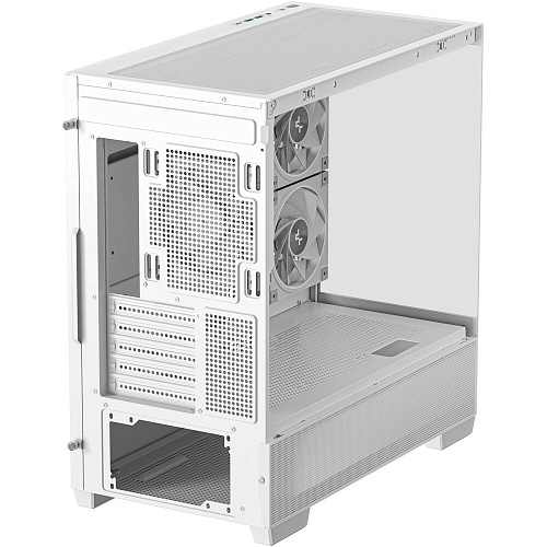 Корпус MicroATX Minitower Deepcool CG380 3F WH белый