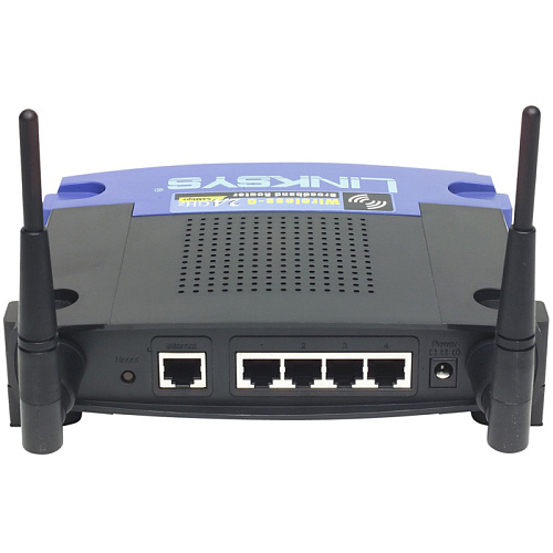 Беспроводной маршрутизатор Linksys WRT54GL 802.11g 54Мбит/с 2.4ГГц 4xLAN Linux