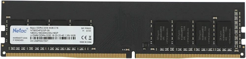 Модуль памяти DIMM 8Gb DDR4 PC25600 3200MHz Netac Basic (NTBSD4P32SP-08)