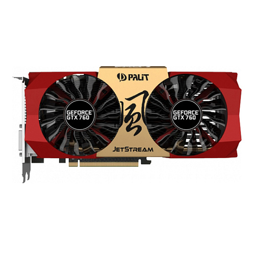 Видеокарта Palit 2048Mb GF GTX 760 Jetstream 2xDVI, HDMI, DP, Ret (NE5X760H1042)