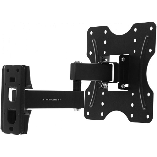 Кронштейн наклонно-поворотный Ultramounts UM899 23-43' до 20кг Vesa до 200x200 black