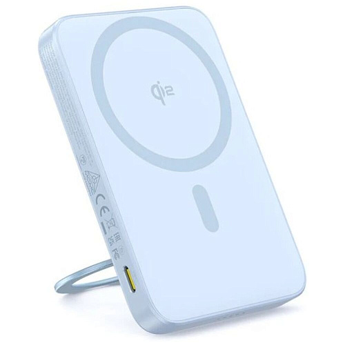 Внешний аккумулятор Baseus PicoGo Qi2 5000mAh Blue
