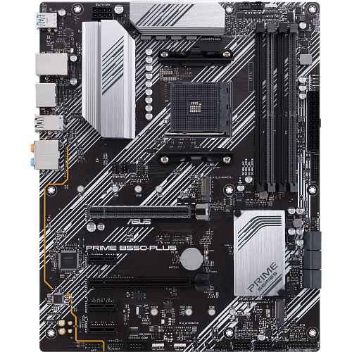 Материнская плата ASUS Prime B550-Plus B550 Socket AM4 4xDDR4, 6xSATA3, RAID, 2xM.2, 2xPCI-E16x, 5xUSB3.2, 1xUSB3.2 Type C, DP, HDMI, Glan, ATX УЦЕНКА