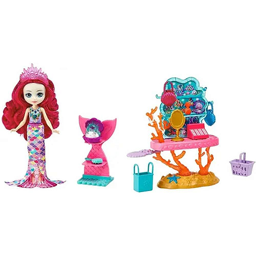 Enchantimals Mattel Сюжетный игровой набор GJX35 Магазин с сокровищами океана