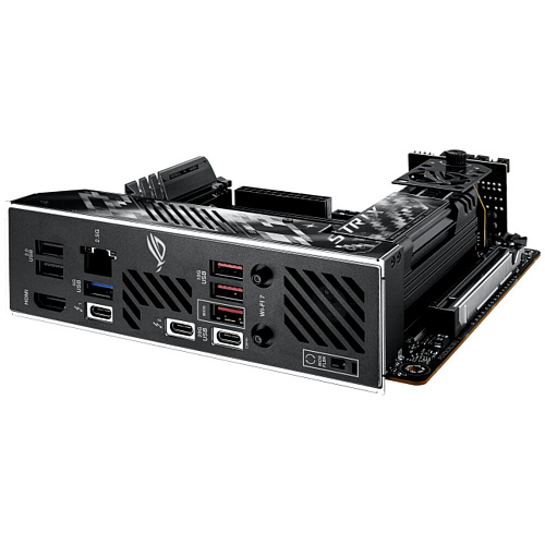 Материнская плата ASUS ROG Strix Z890-I Gaming WiFi Z890 Soc-1851 2xDDR5, 2xSATA3, RAID, 2хM.2, 1xPCI-E16x, 4xUSB3.2, 3xUSB3.2 Type C, DP, HDMI, WiFi, 2.5Glan, Mini-ITX
