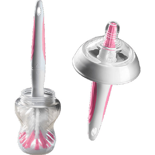 Щетка для мытья бутылочки Tommee tippee (розовая)