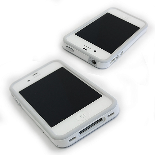 Бампер для iPhone 4 /iPhone 4S Bagspace бампер белый