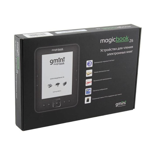 Электронная книга Gmini MagicBook Z6 Graphite