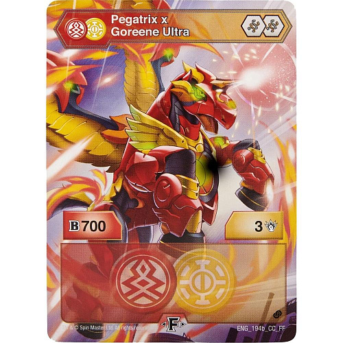 Spin Master Bakugan 6059923 Бакуган стартовый набор Слияние фракций Пегатрикс х Горин, Сезон 2