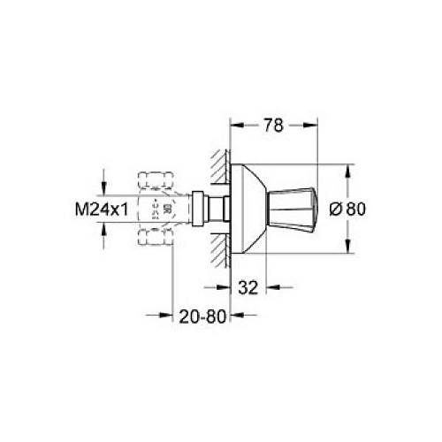 Смеситель для душа Grohe Costa L 19809001