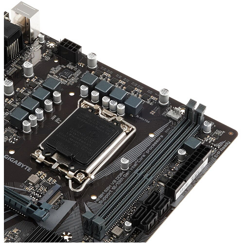 Материнская плата Gigabyte H610M S2H V2 H610 Socket-1700 2xDDR5, 4xSATA3, 1xM.2, 1xPCI-E16x, 2xUSB3.2, D-Sub, DVI-D, DP, HDMI, Glan, mATX