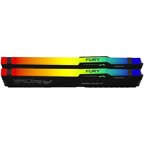 Модуль памяти DIMM 32Gb 2х16Gb DDR5 PC44800 5600MHz Kingston Fury Beast RGB Black EXPO (KF556C36BBEAK2-32)