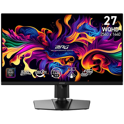 Монитор 27" MSI MPG 271QR X50 QD-OLED 2560x1440 0.03ms HDMI, DisplayPort, USB Type-C