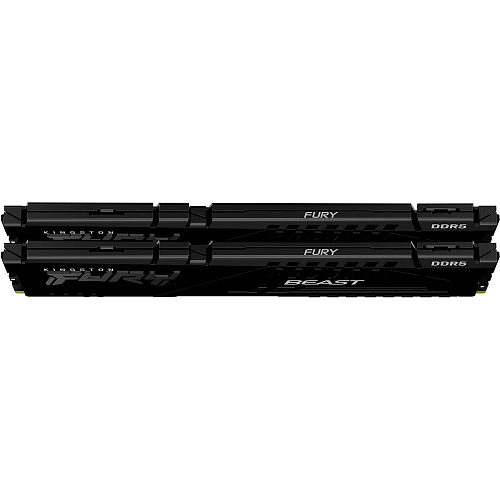 Модуль памяти DIMM 32Gb 2х16Gb DDR5 PC41600 5200MHz Kingston Fury Beast Black (KF552C40BBK2/32) УЦЕНКА