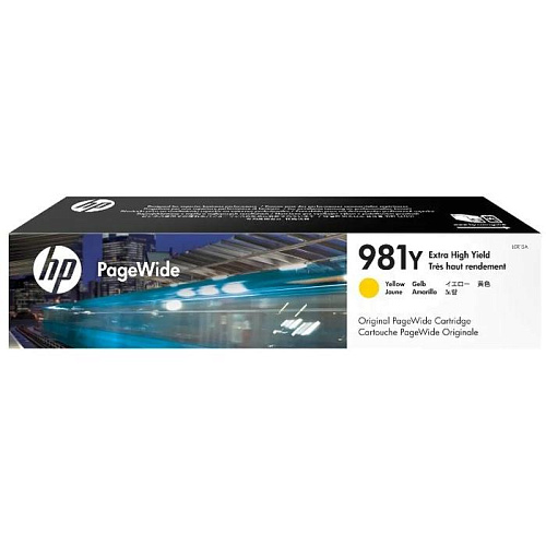 Картридж HP L0R15A №981Y Yellow для HP PageWide 586/556 (16000 стр.)
