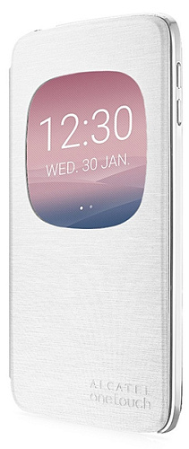 Чехол для Alcatel One Touch 6039Y Idol 3 Alcatel Flip-case, белый