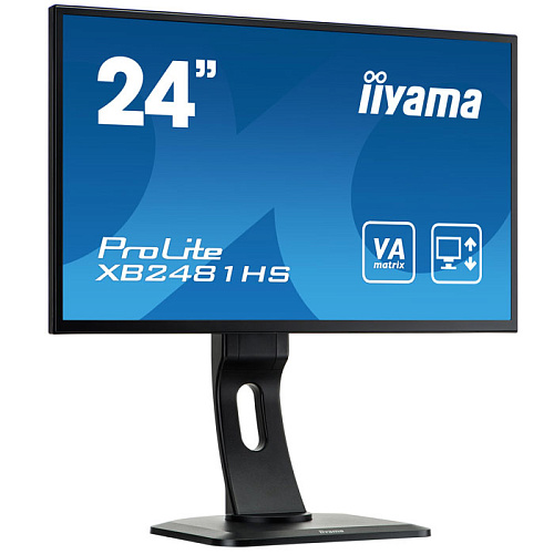 Монитор 24" Iiyama ProLite XB2481HS-B1 VA 1920x1080 6ms DVI-D, HDMI, VGA