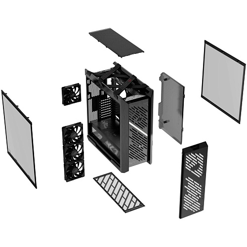 Корпус ATX Miditower ASUS ROG Strix Helios II GX601S Black