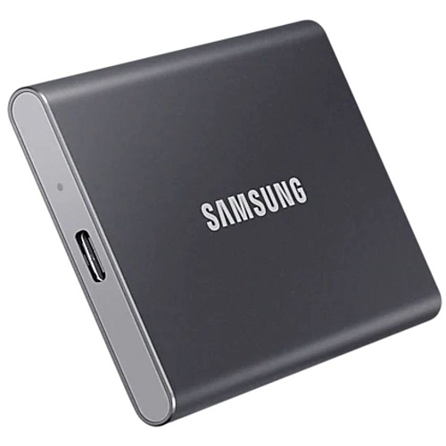 Внешний SSD-накопитель 2Tb Samsung T7 MU-PC2T0T/WW (SSD) USB 3.2 Type C Серый УЦЕНКА